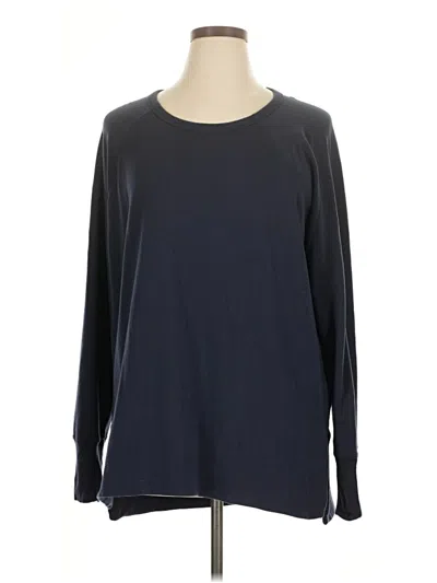 Pre-owned Athleta Pullover Sweater In Blue