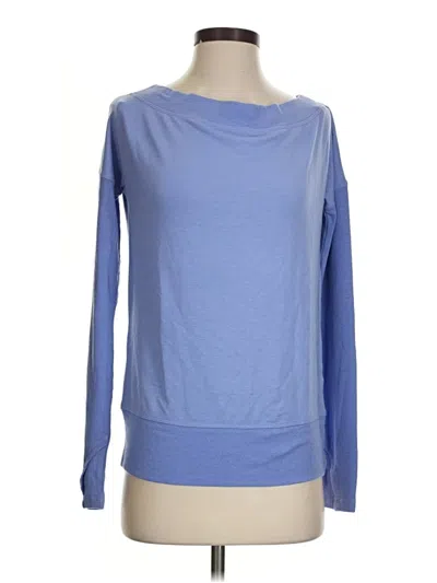 Pre-owned Athleta Pullover Sweater In Blue