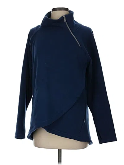 Pre-owned Athleta Pullover Sweater In Blue
