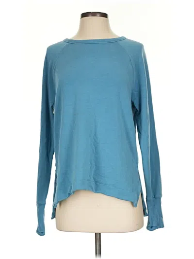Pre-owned Athleta Pullover Sweater In Blue