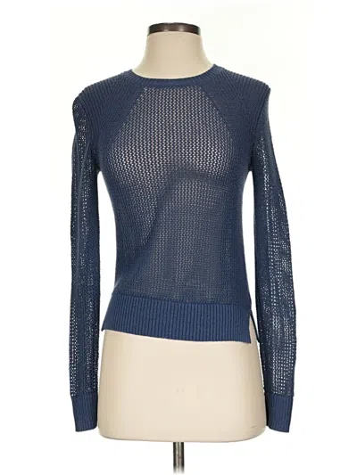 Pre-owned Athleta Pullover Sweater In Blue
