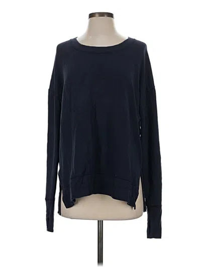 Pre-owned Athleta Pullover Sweater In Blue