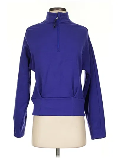 Pre-owned Athleta Pullover Sweater In Blue