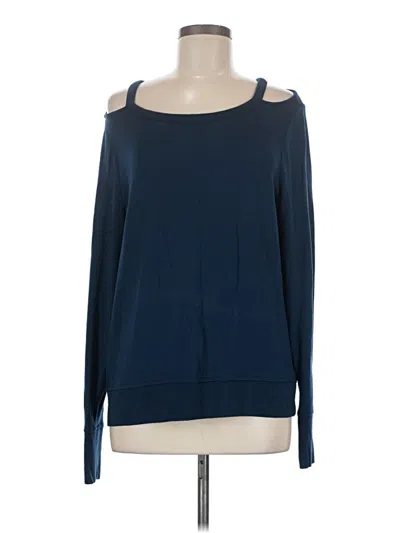 Pre-owned Athleta Pullover Sweater In Blue