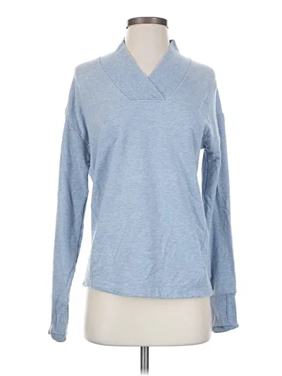 Pre-owned Athleta Pullover Sweater In Blue