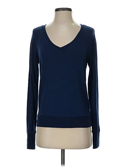 Pre-owned Athleta Pullover Sweater In Blue