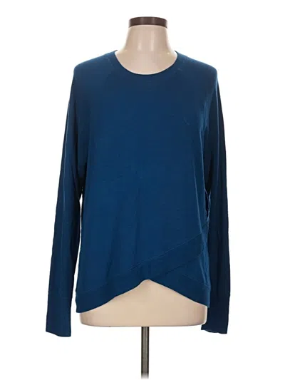 Pre-owned Athleta Pullover Sweater In Blue