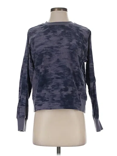 Pre-owned Athleta Pullover Sweater In Blue