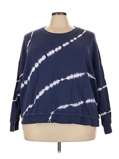Pre-owned Athleta Pullover Sweater In Blue