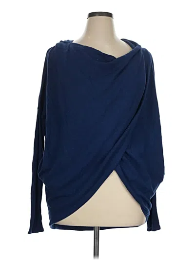 Pre-owned Athleta Pullover Sweater In Blue