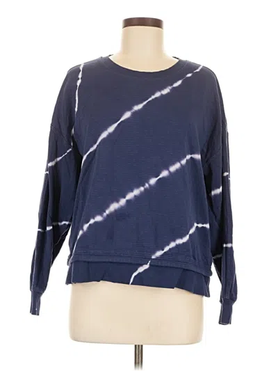 Pre-owned Athleta Pullover Sweater In Blue