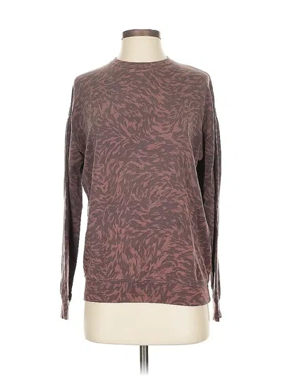 Pre-owned Athleta Pullover Sweater In Brown