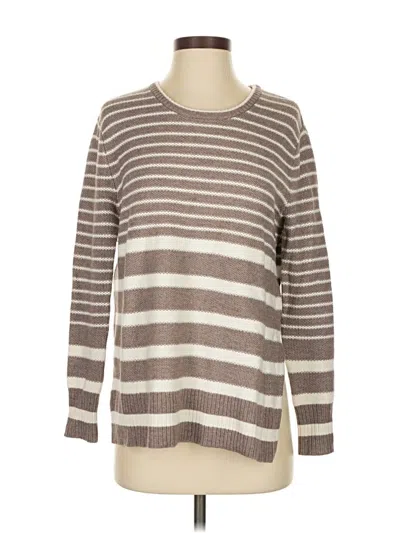 Pre-owned Athleta Pullover Sweater In Brown