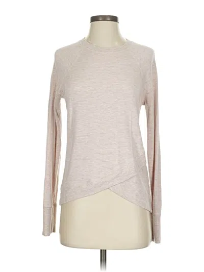 Pre-owned Athleta Pullover Sweater In Brown