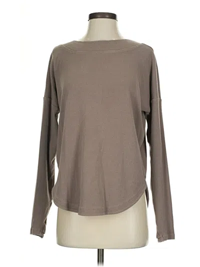 Pre-owned Athleta Pullover Sweater In Brown