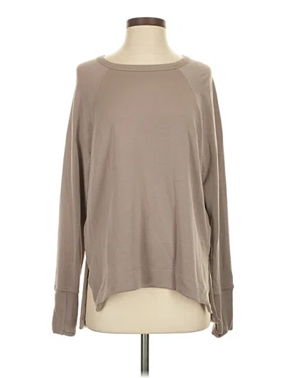 Pre-owned Athleta Pullover Sweater In Brown