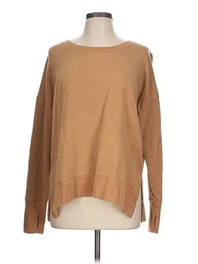 Pre-owned Athleta Pullover Sweater In Brown