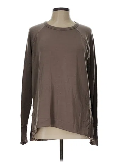 Pre-owned Athleta Pullover Sweater In Brown