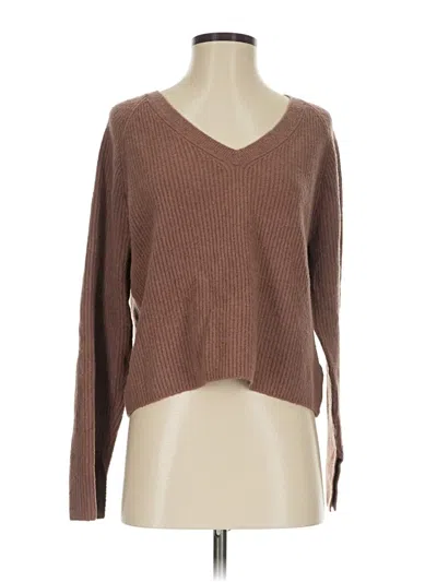 Pre-owned Athleta Pullover Sweater In Brown