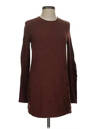 Pre-owned Athleta Pullover Sweater In Brown