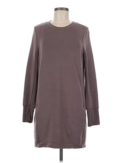 Pre-owned Athleta Pullover Sweater In Brown