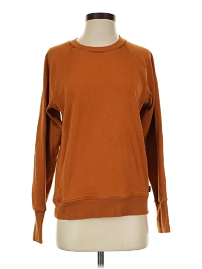 Pre-owned Athleta Pullover Sweater In Brown