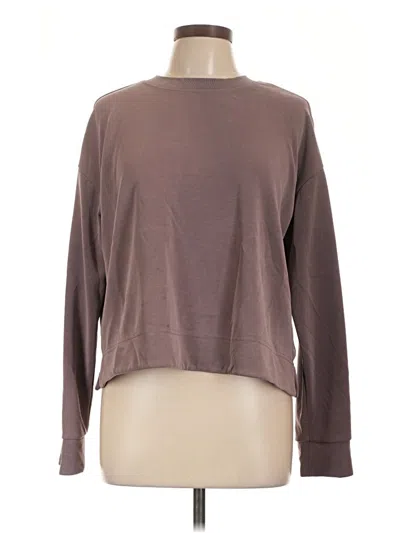Pre-owned Athleta Pullover Sweater In Brown