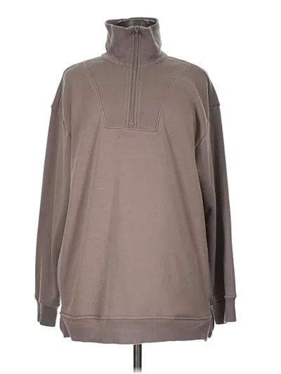 Pre-owned Athleta Pullover Sweater In Brown