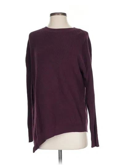 Pre-owned Athleta Pullover Sweater In Burgundy