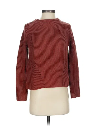 Pre-owned Athleta Pullover Sweater In Burgundy