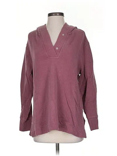 Pre-owned Athleta Pullover Sweater In Burgundy