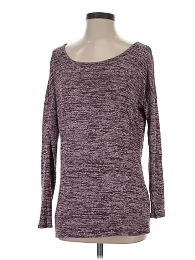 Pre-owned Athleta Pullover Sweater In Burgundy