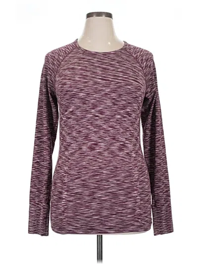 Pre-owned Athleta Pullover Sweater In Burgundy