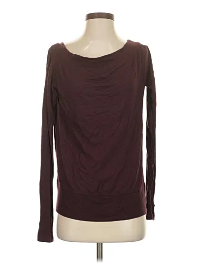 Pre-owned Athleta Pullover Sweater In Burgundy