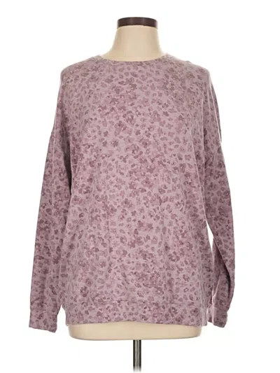 Pre-owned Athleta Pullover Sweater In Burgundy