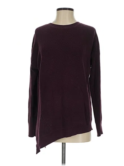 Pre-owned Athleta Pullover Sweater In Burgundy
