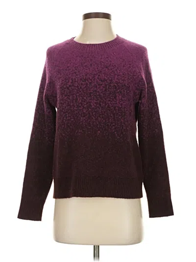 Pre-owned Athleta Pullover Sweater In Burgundy