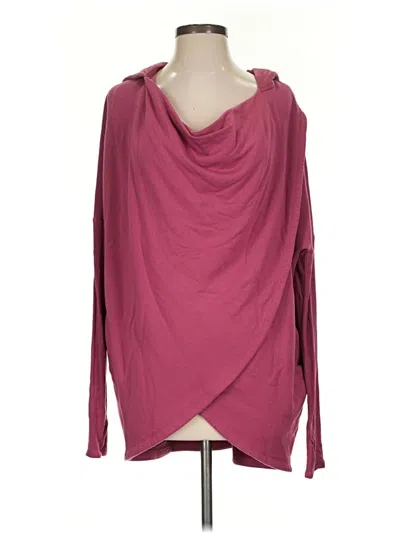 Pre-owned Athleta Pullover Sweater In Burgundy