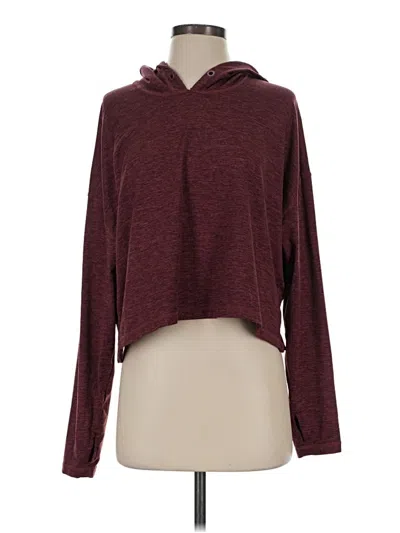 Pre-owned Athleta Pullover Sweater In Burgundy