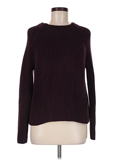 Pre-owned Athleta Pullover Sweater In Burgundy