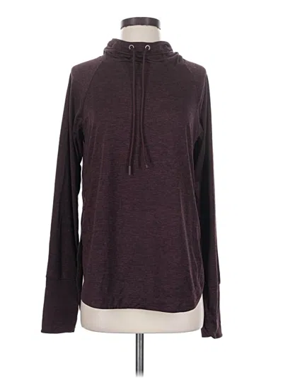 Pre-owned Athleta Pullover Sweater In Burgundy