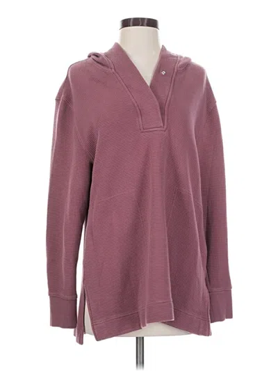 Pre-owned Athleta Pullover Sweater In Burgundy