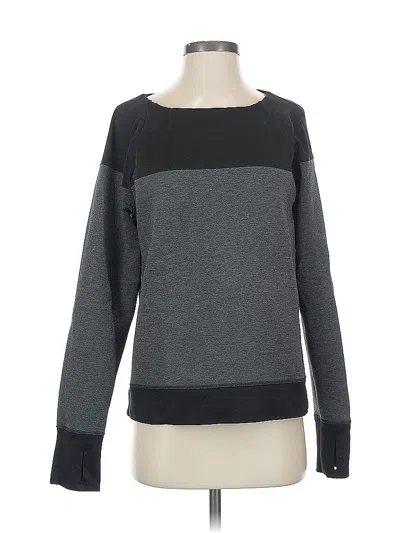 Pre-owned Athleta Pullover Sweater In Gray