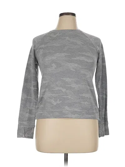 Pre-owned Athleta Pullover Sweater In Gray