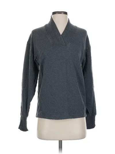 Pre-owned Athleta Pullover Sweater In Gray