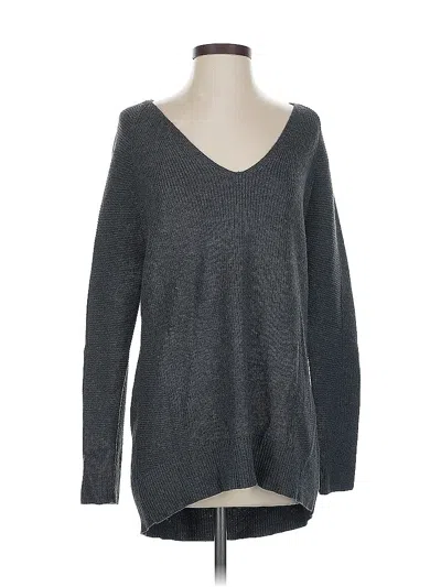 Pre-owned Athleta Pullover Sweater In Gray
