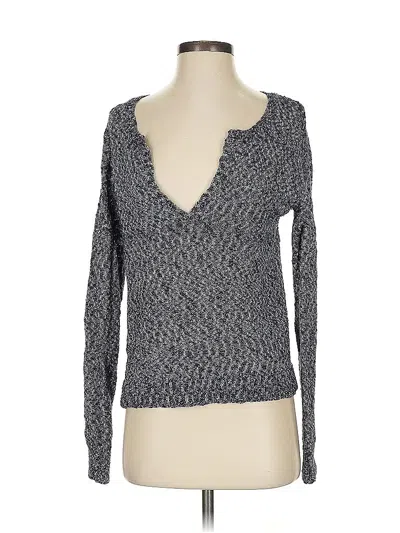 Pre-owned Athleta Pullover Sweater In Gray