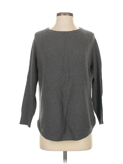Pre-owned Athleta Pullover Sweater In Gray