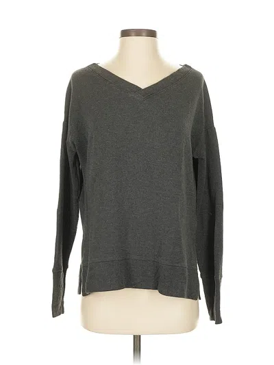 Pre-owned Athleta Pullover Sweater In Gray