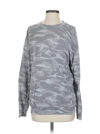 Pre-owned Athleta Pullover Sweater In Gray